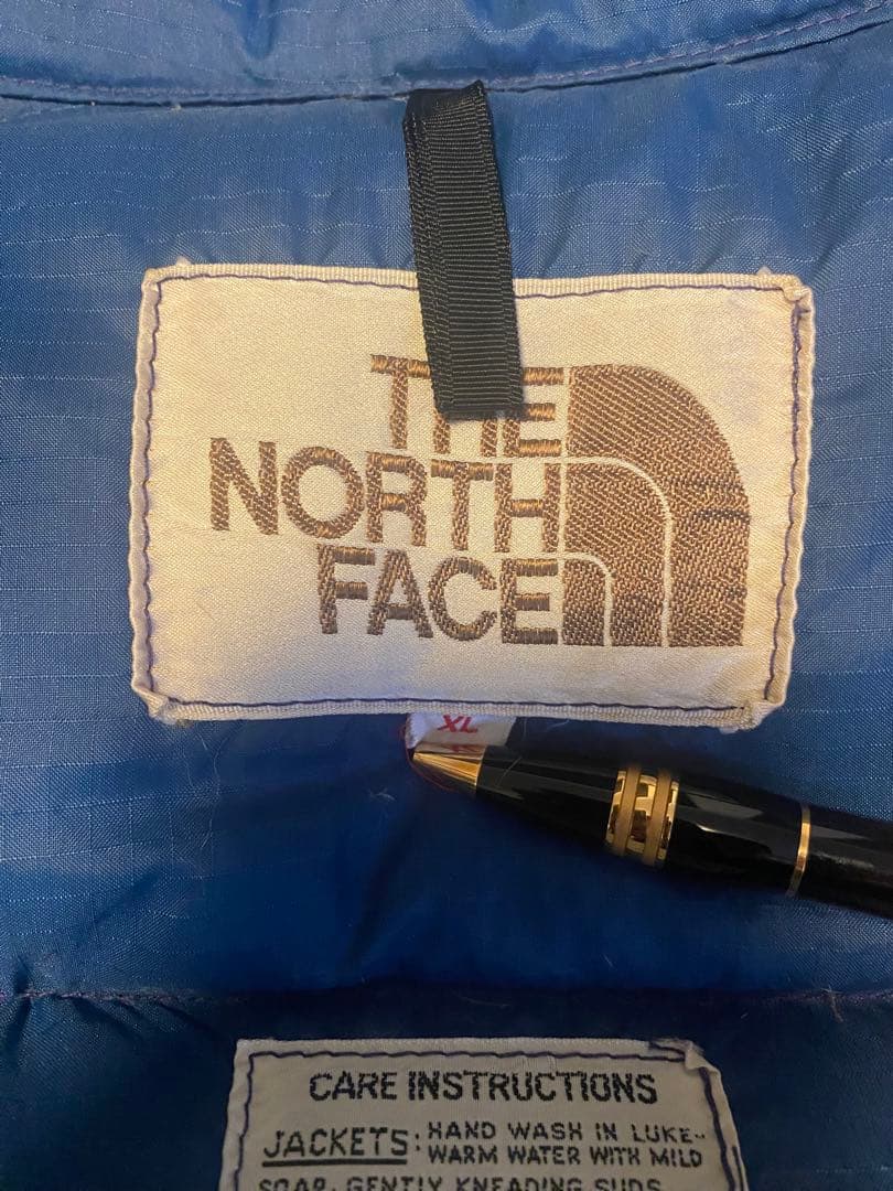 美品70s ノースフェイスTHE NORTH FACE 茶タグ ダウンベスト