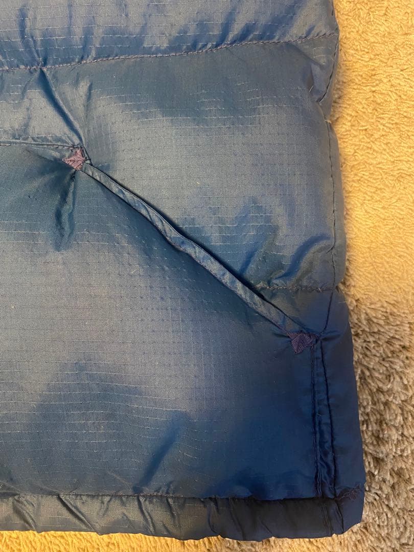 美品70s ノースフェイスTHE NORTH FACE 茶タグ ダウンベスト