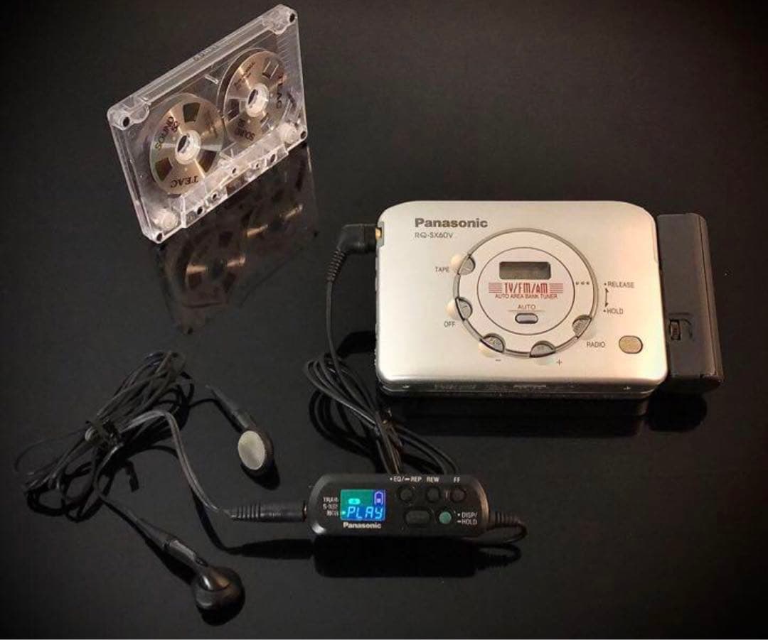 カセットウォークマンPanasonic RQ-SX60V「整備済み、完動超美品」