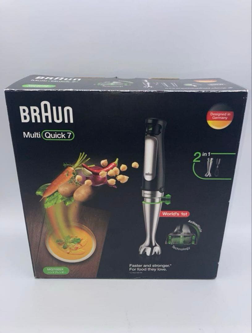 新品未開封　BRAUN マルチクイック 7 ハンドブレンダー MQ7005X