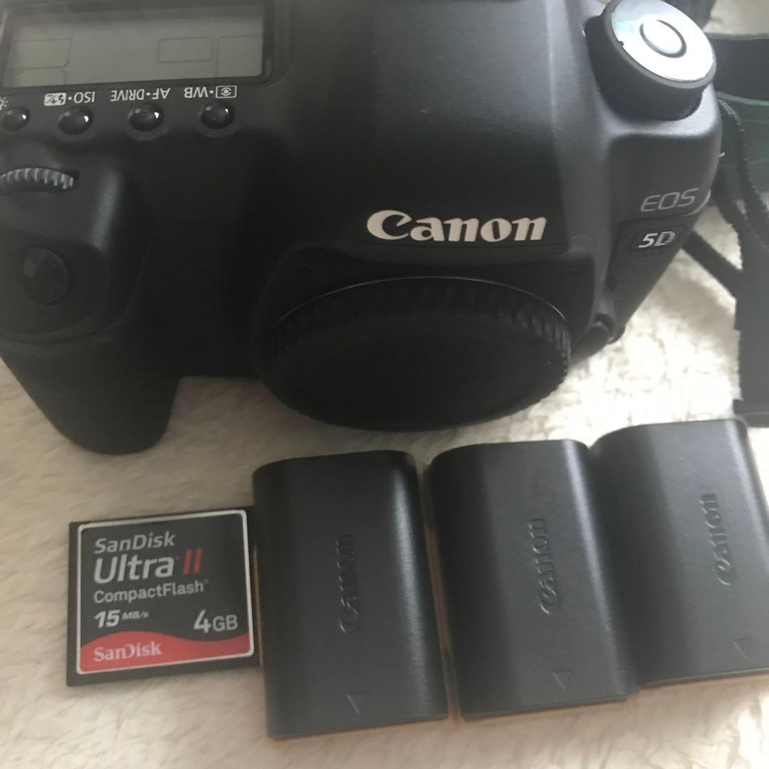 美品 canon EOS 5D Mark Ⅱ ボディ バッテリーなどセット