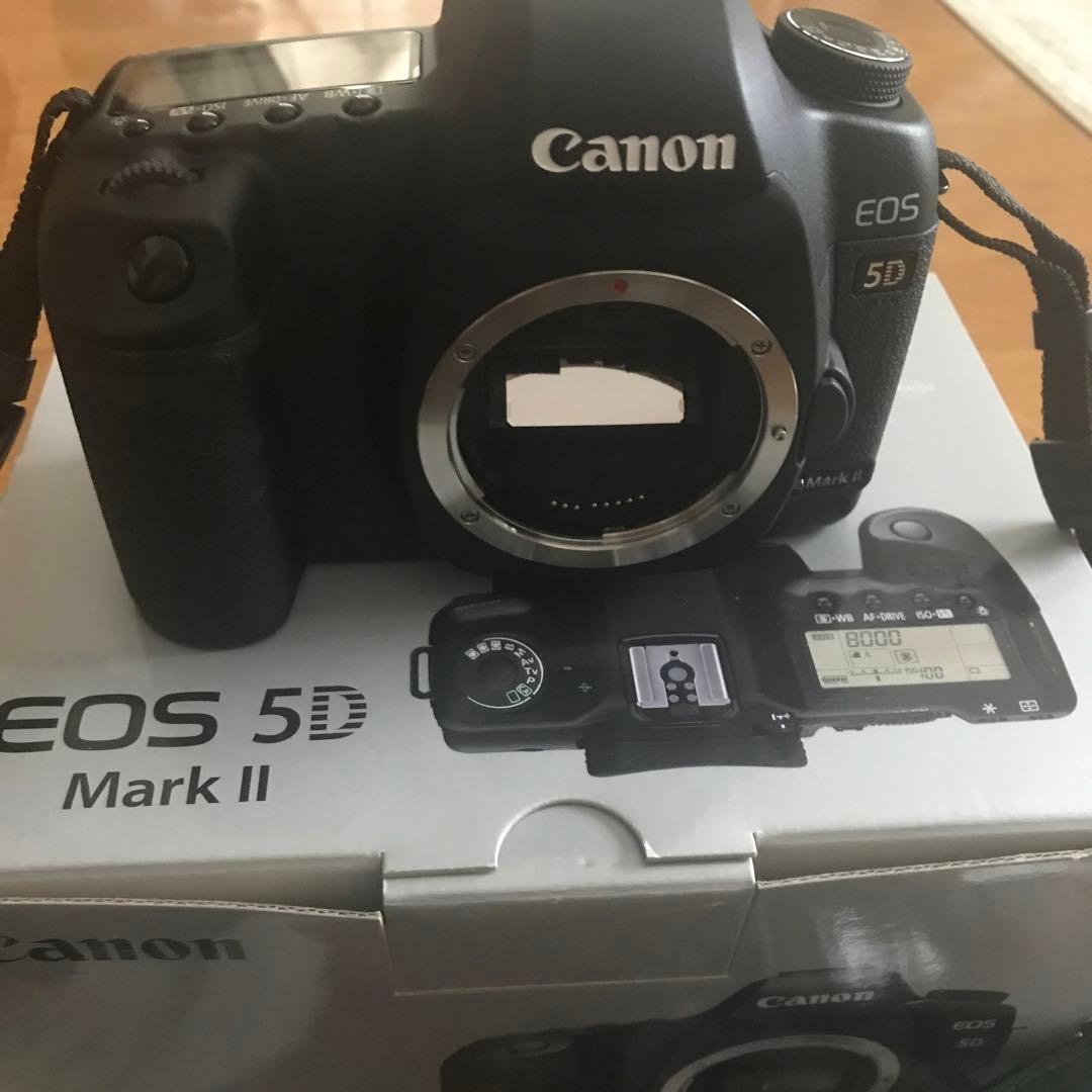 美品 canon EOS 5D Mark Ⅱ ボディ バッテリーなどセット