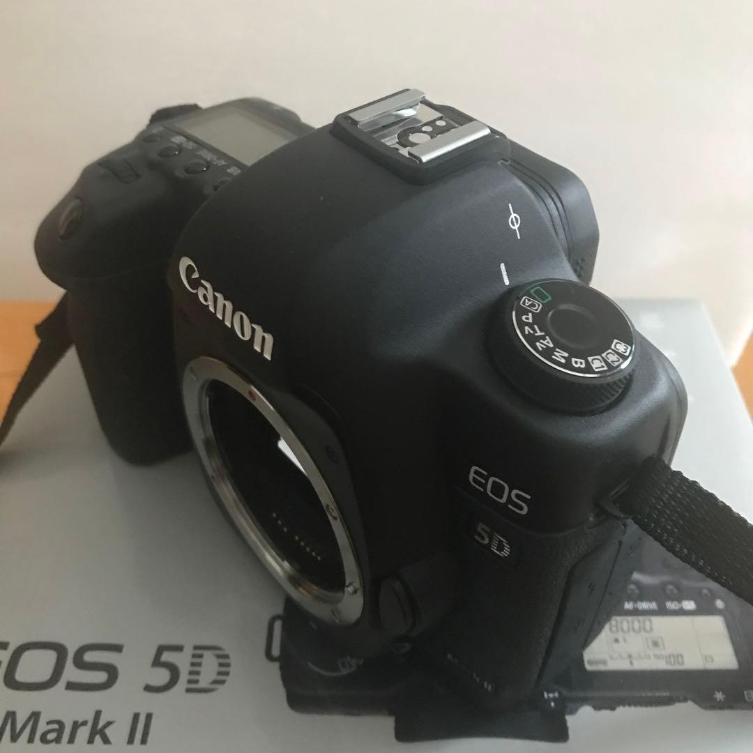 美品 canon EOS 5D Mark Ⅱ ボディ バッテリーなどセット