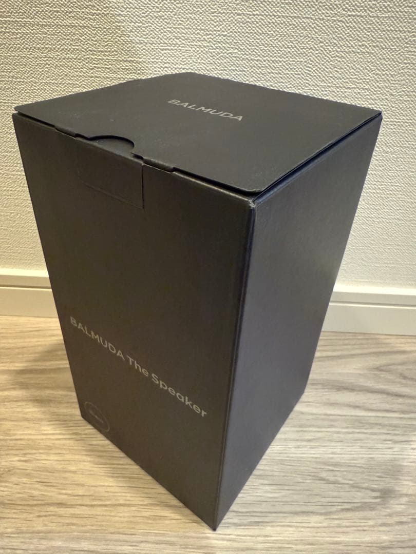 （美品）BALMUDA バルミューダ スピーカー M01A-BK BLACK