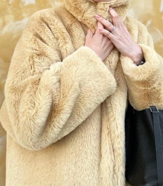 ジャケット・アウター THINK FUR/Rex Like Fur Cocoon coat/M