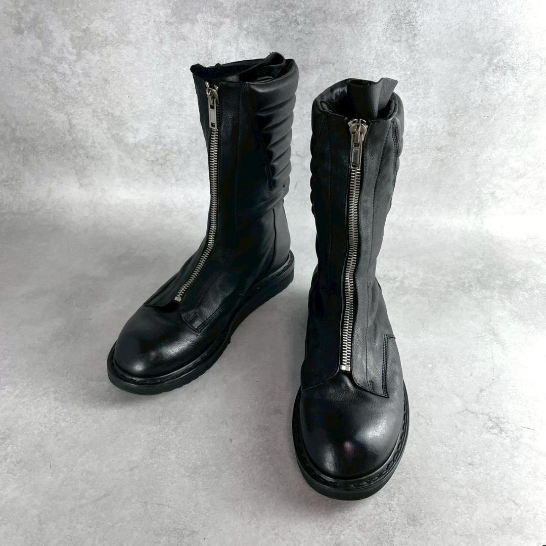 希少　リックオウエンス　バスケットクリーパー　センタージップ　ブーツ　黒ブラック