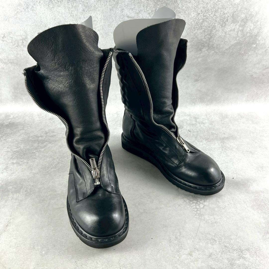 希少　リックオウエンス　バスケットクリーパー　センタージップ　ブーツ　黒ブラック
