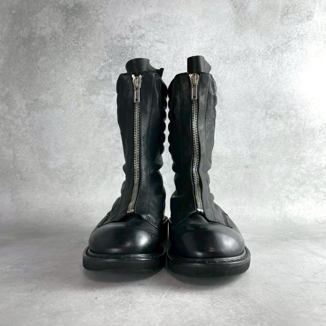 希少　リックオウエンス　バスケットクリーパー　センタージップ　ブーツ　黒ブラック