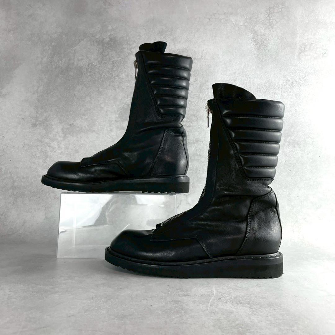 希少　リックオウエンス　バスケットクリーパー　センタージップ　ブーツ　黒ブラック