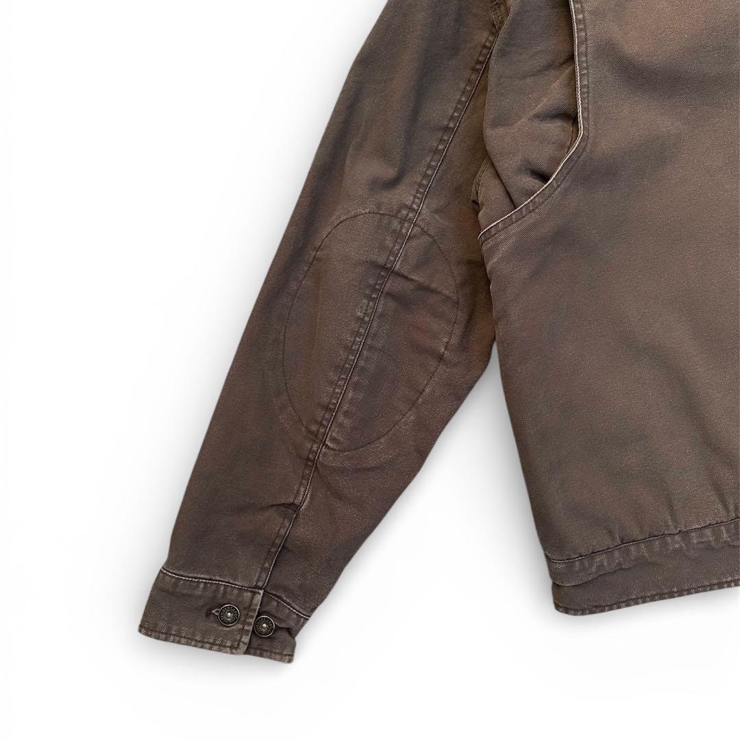 90s ティンバーランド ダックジャケット 裏地ボア ブラウン フェード M