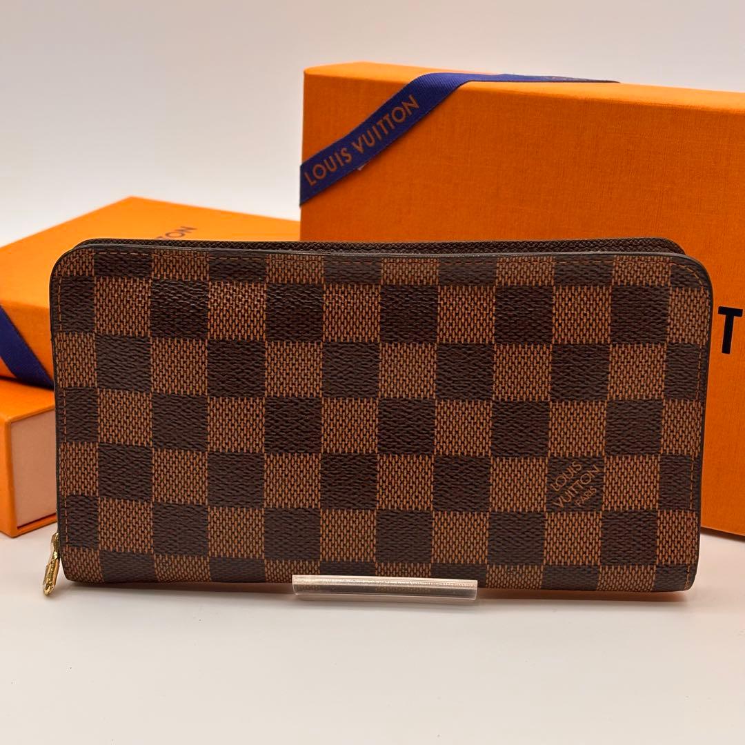 ✨美品✨ルイヴィトン✨ダミエ✨ポルトモネジップ 長財布 ラウンドファスナー