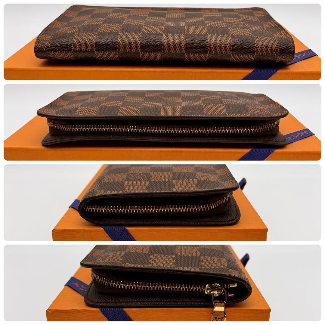 ✨美品✨ルイヴィトン✨ダミエ✨ポルトモネジップ 長財布 ラウンドファスナー