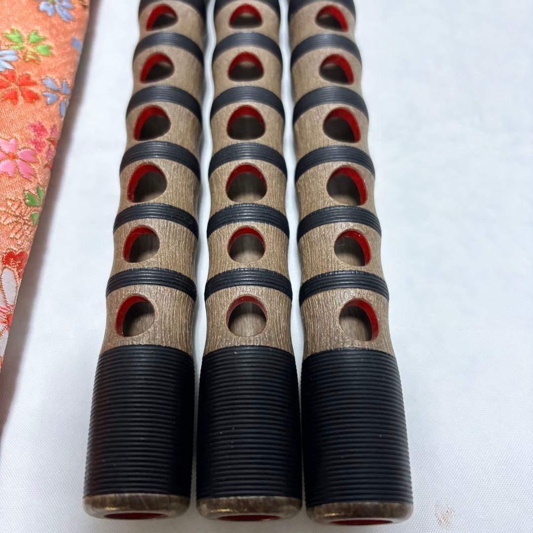 龍笛　雅楽　プラスチック製　3本セット