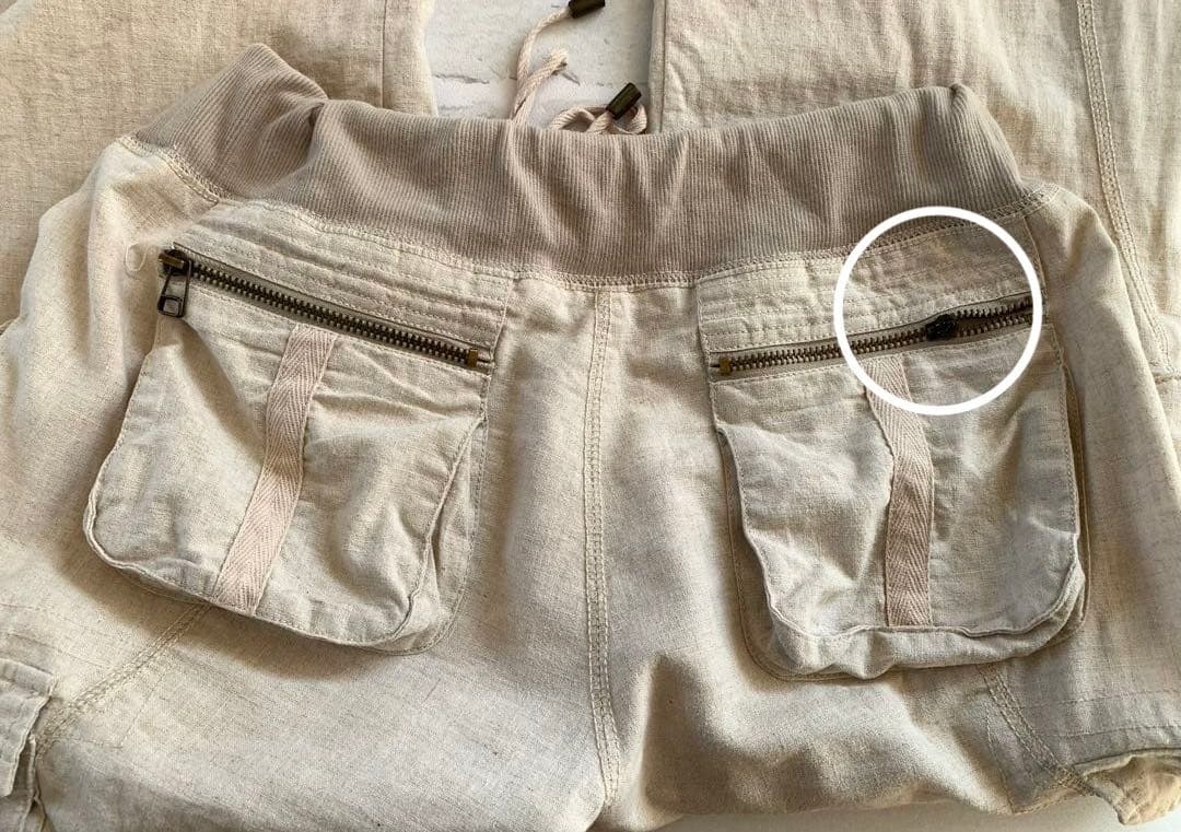 goa ミリタリー カーゴパンツ ベージュ FREE