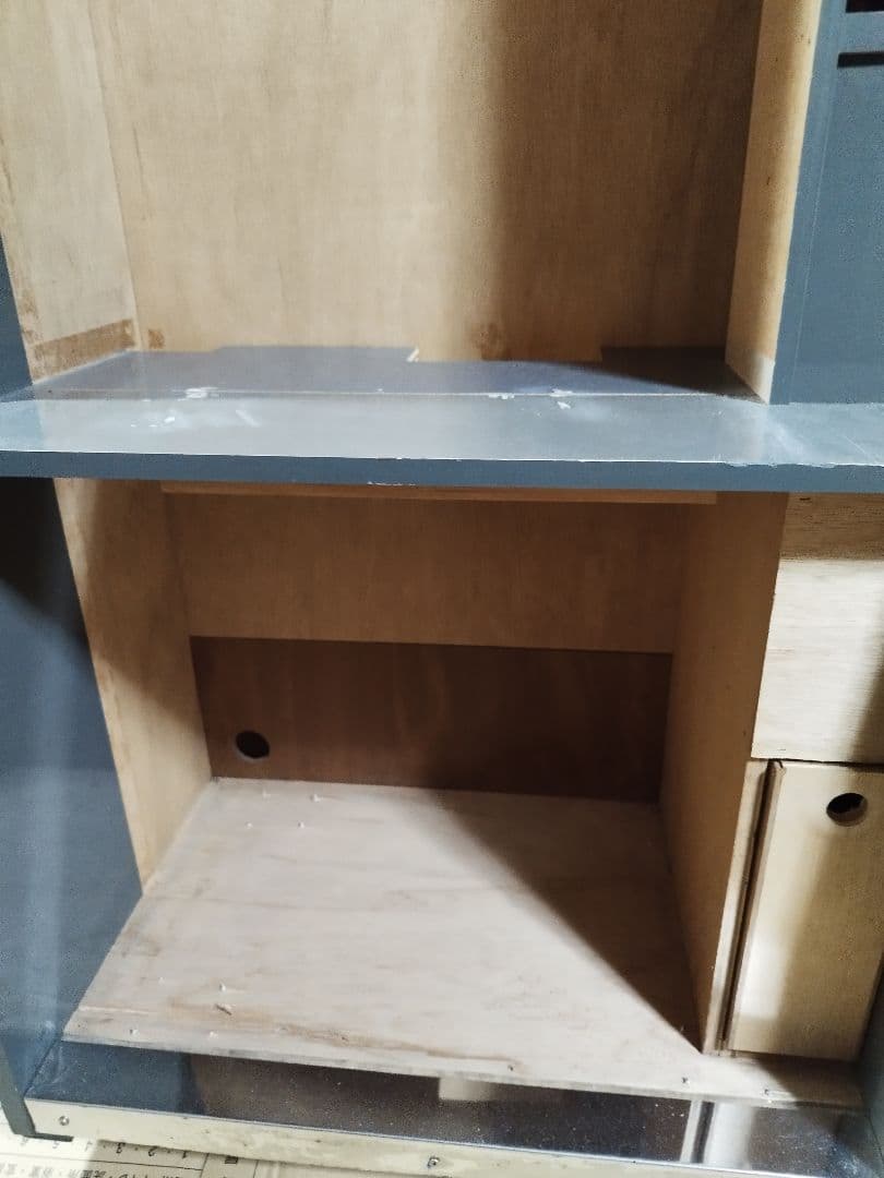 【たのメル便】スロットキャビネット 収納スペース＆キャスター付き