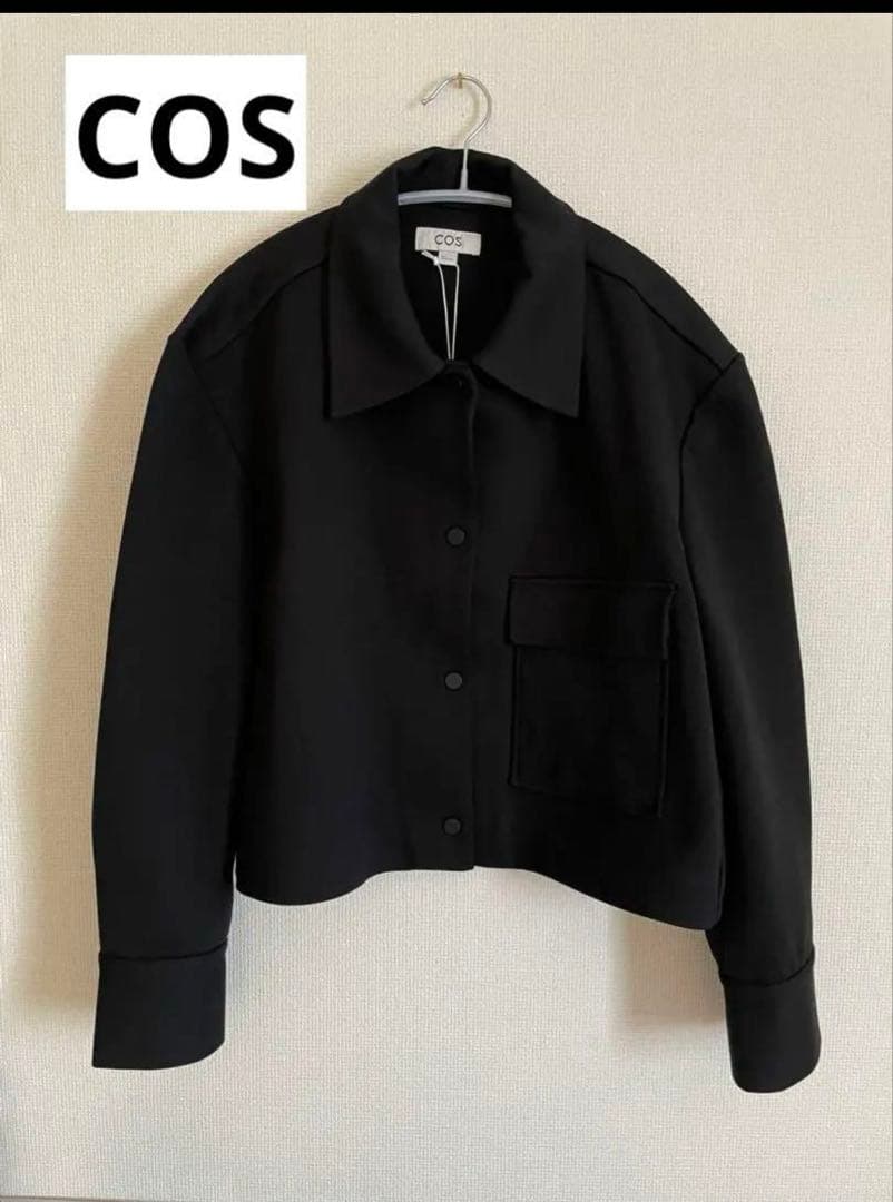 COS コス ショート丈ツイルジャケット