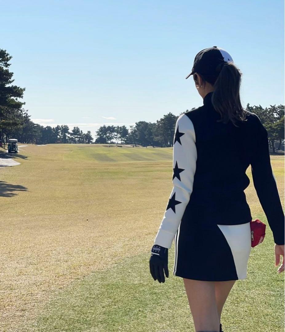 MIRROR9 セットアップ　ジャケット　スカート 星　ブラック　ホワイト