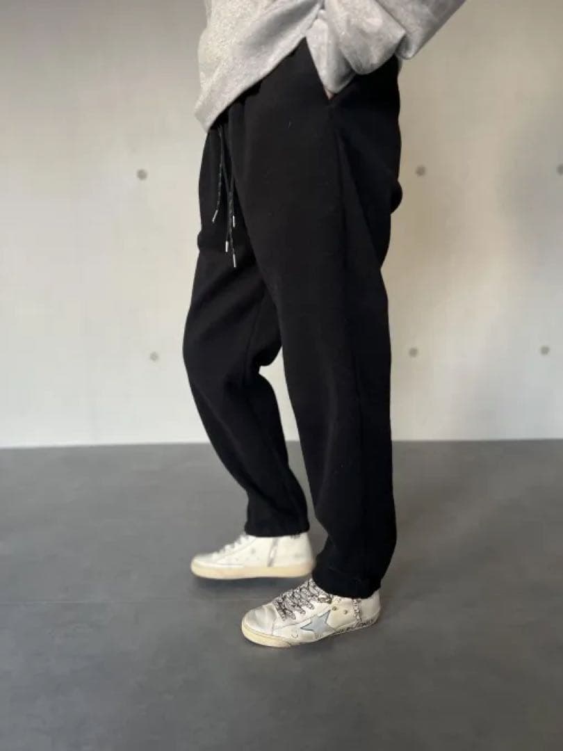 JULY NINE フリースパンツ2026AW完売商品 ブラックサイズＬタグ付き