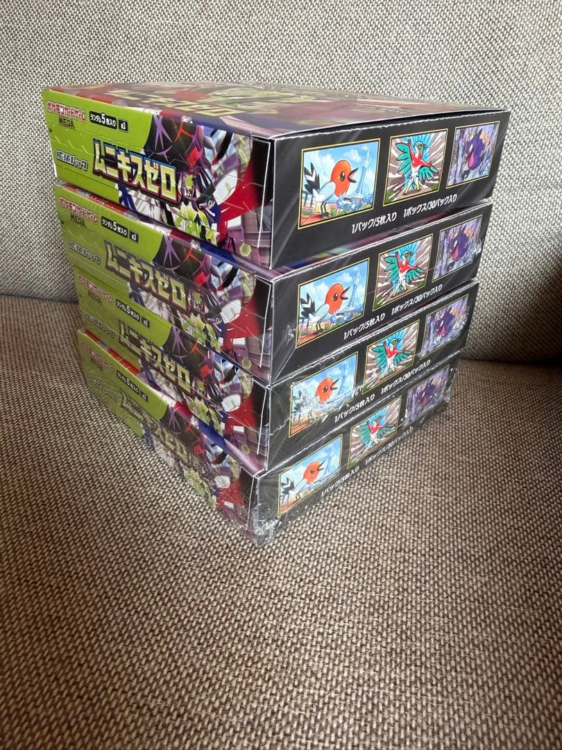 ポケモンカードゲーム　ムニキスゼロ　4BOX 新品未開封