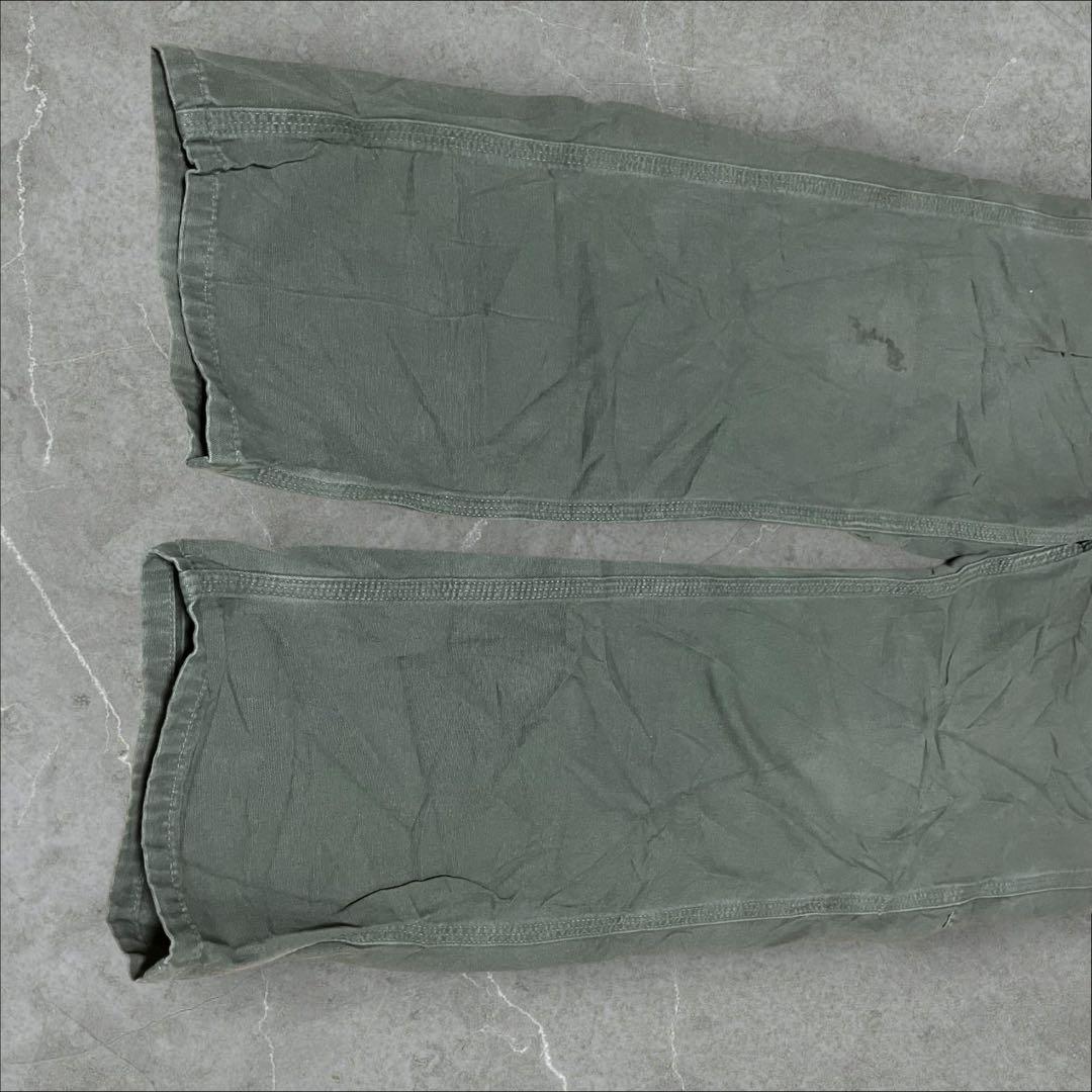 バ*中様 carhartt ダック ペインターパンツ ルーズフィット　モスグリー