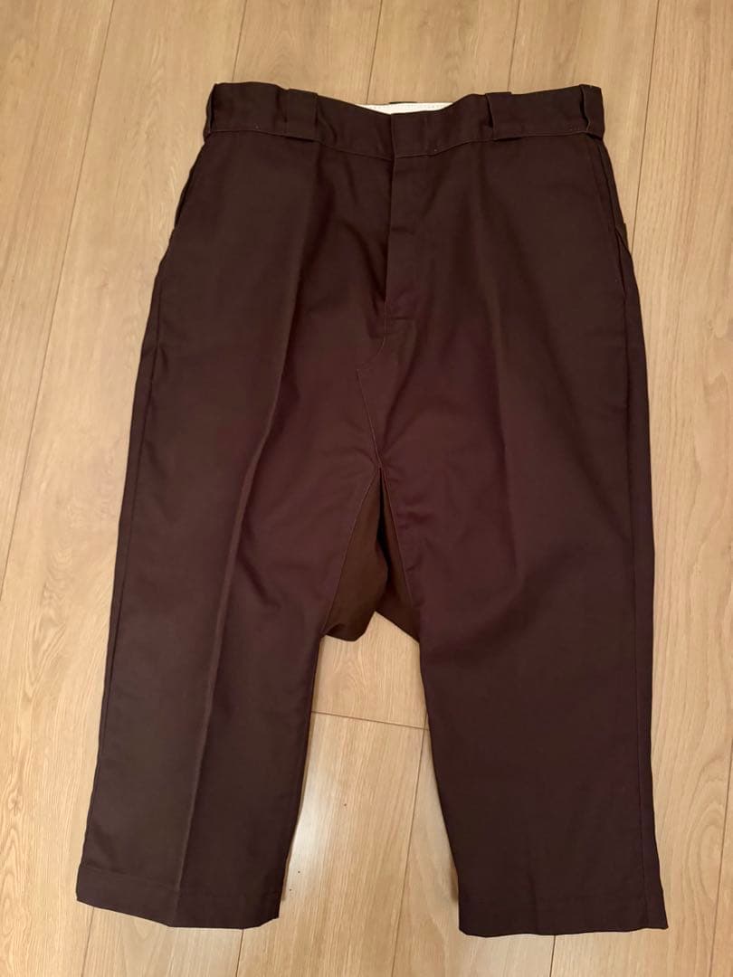 eYe junya man ジュンヤ マン ディッキーズ サルエル M 茶 美品