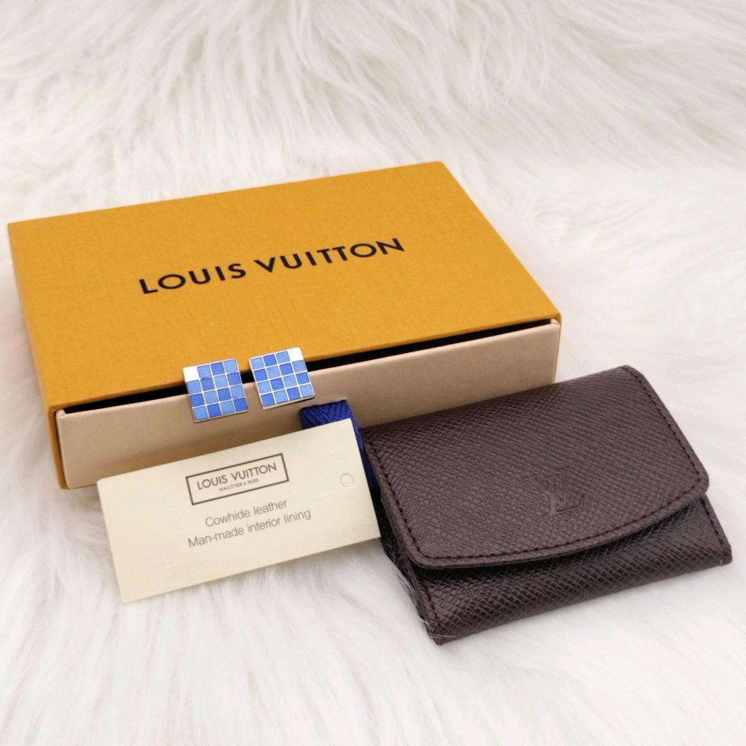 ✨新品級✨ ルイヴィトン カフリンクス　ブトンドゥマンシェットダミエ カフス