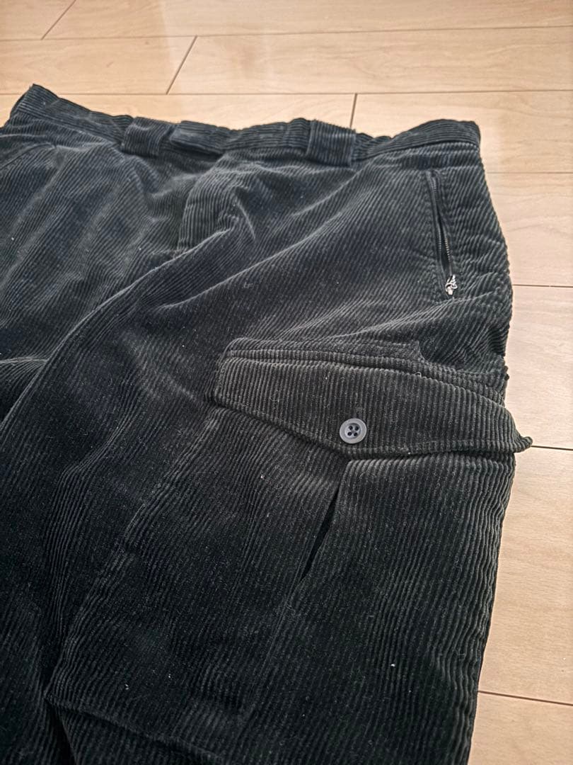 希少 ジップポケット ラルフローレン 太畝コーデュロイ カーゴパンツ