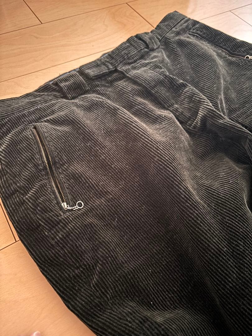 希少 ジップポケット ラルフローレン 太畝コーデュロイ カーゴパンツ