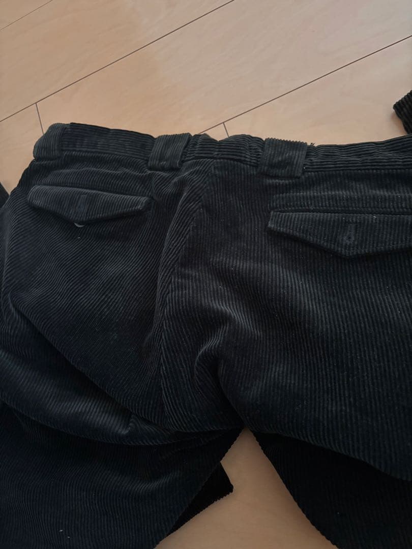 希少 ジップポケット ラルフローレン 太畝コーデュロイ カーゴパンツ