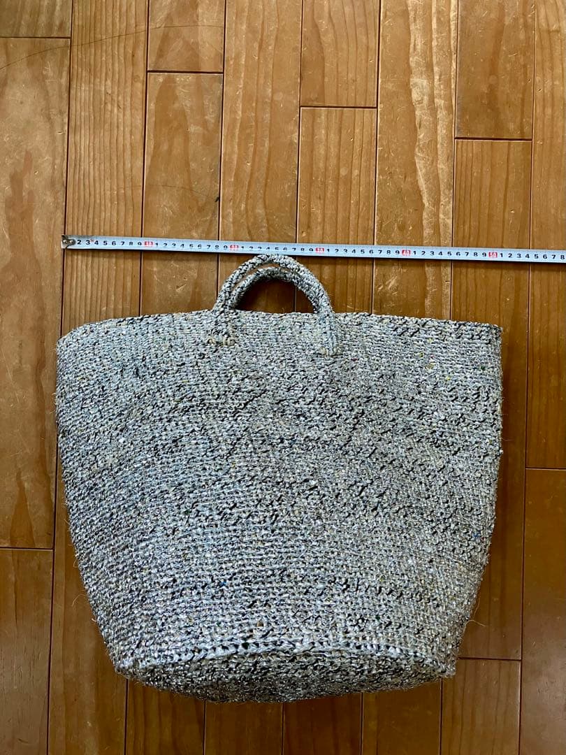 RECTANGLE シルバーバスケット ビッグトート