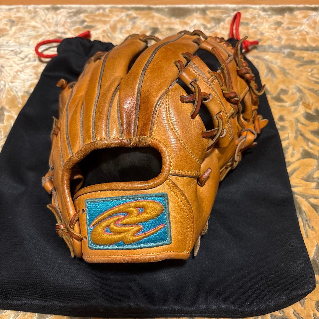 Donaiya軟式グローブ ブラウン 収納袋付き