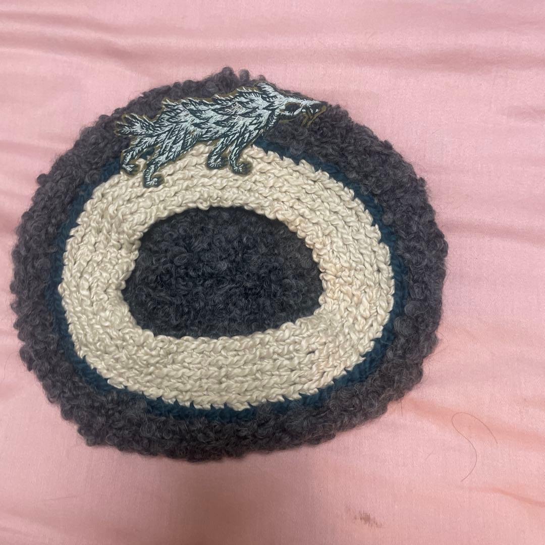 ミナペルホネンベレー帽　ウルフアンドフラワー