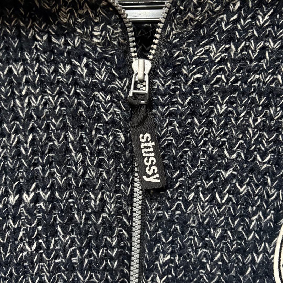 美品 STUSSY 90sオールドヴィンテージストゥーシーボカシニット