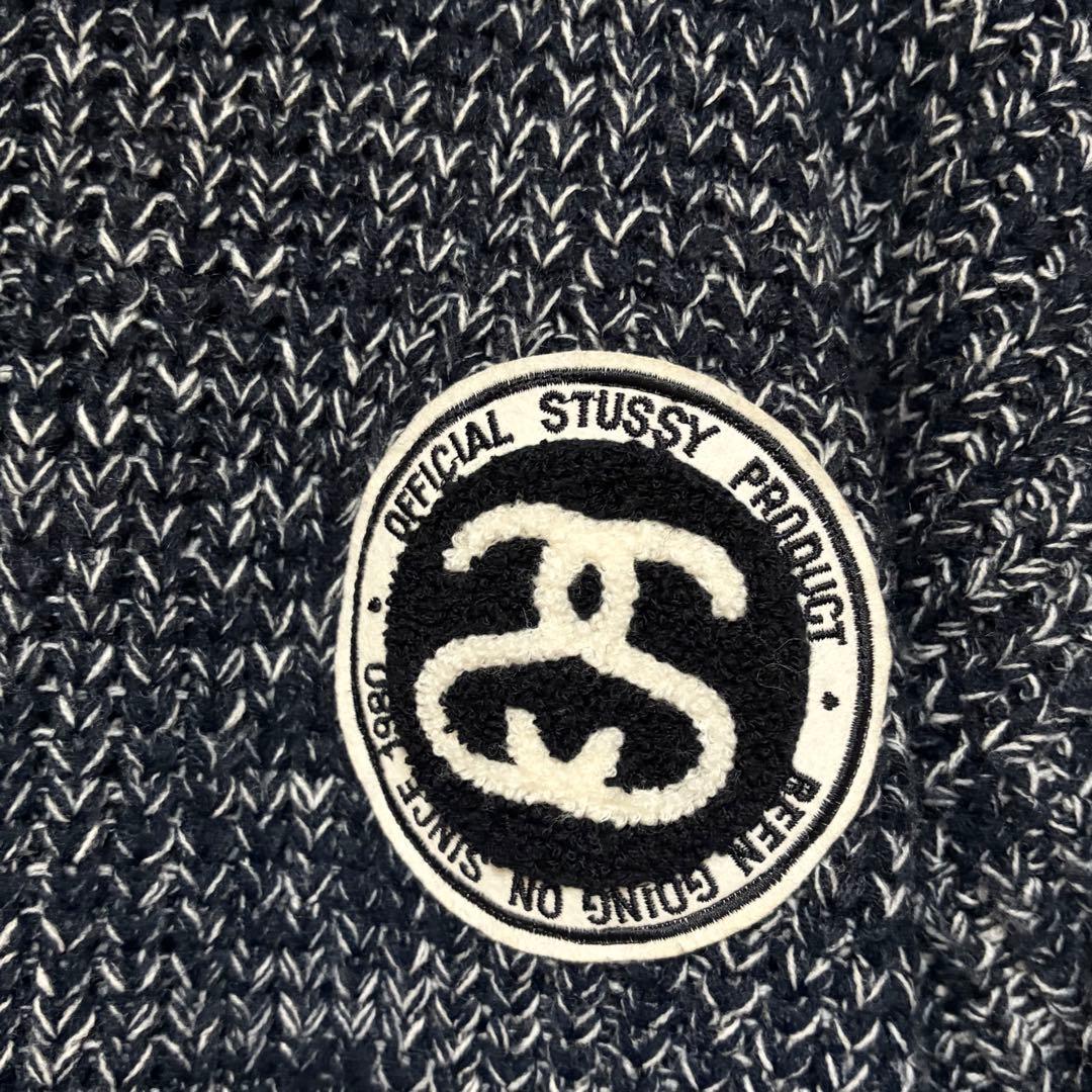 美品 STUSSY 90sオールドヴィンテージストゥーシーボカシニット