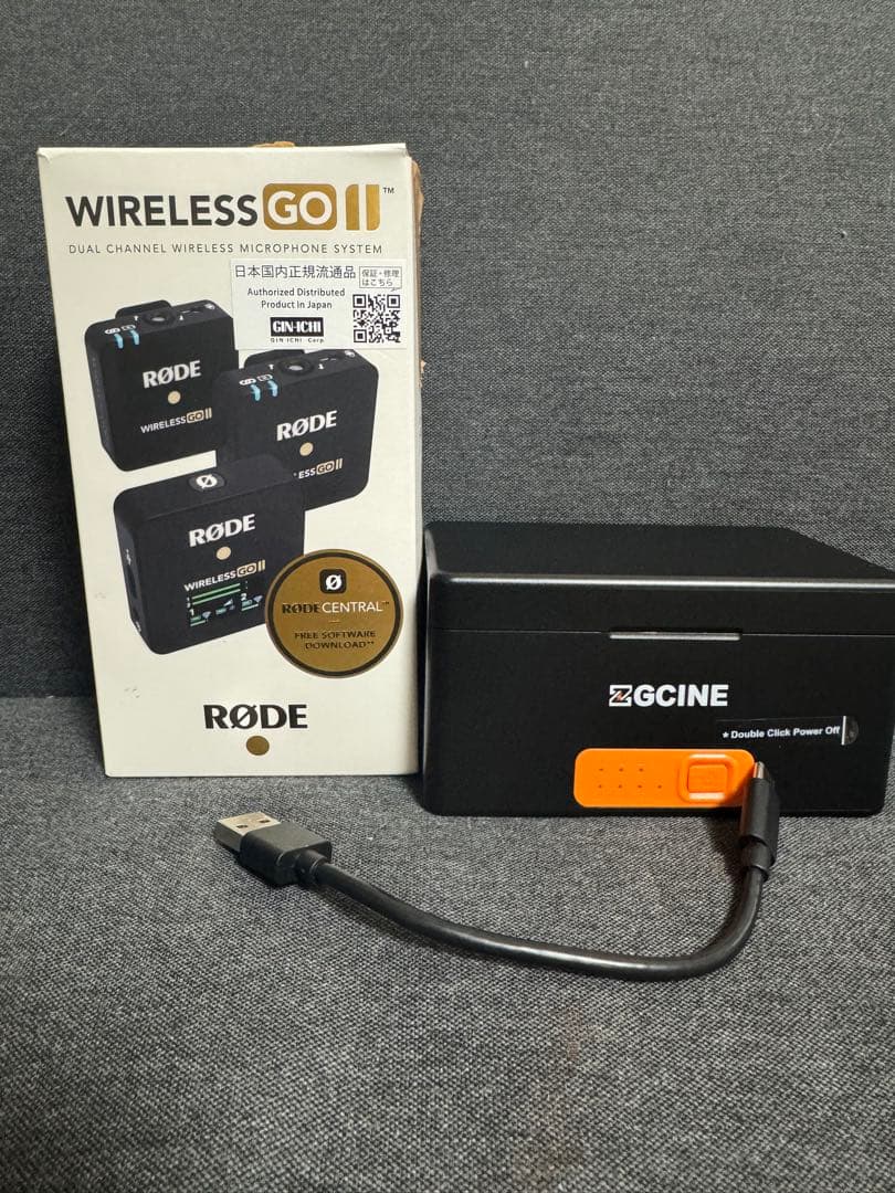 【中古】RODE wireless goⅡ 充電器セット