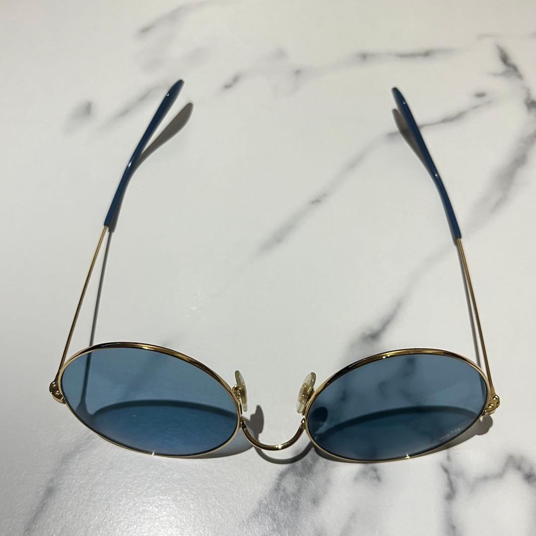 Ray-Ban レイバン サングラス ブルー ゴールドフレーム RB3592