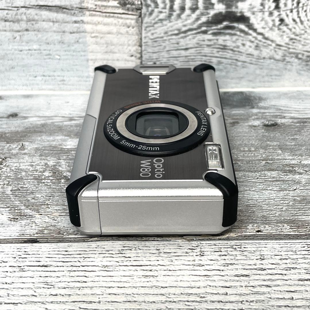 【極美品】PENTAX 防水デジタルカメラ OPTIO (オプティオ) W80
