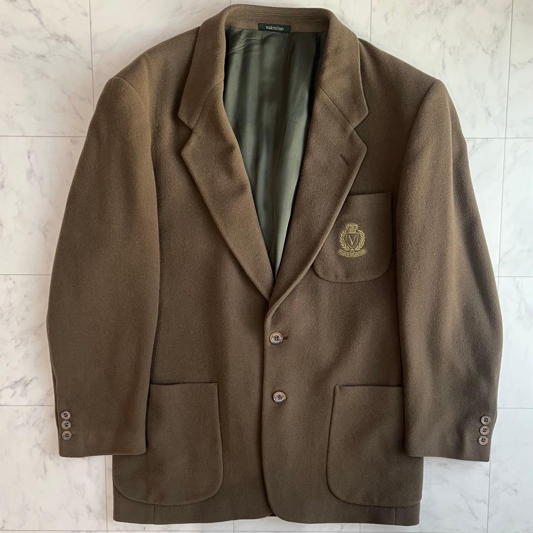 Valentino Garavani イタリア製　ジャケット ブレザー 刺繍ロゴ