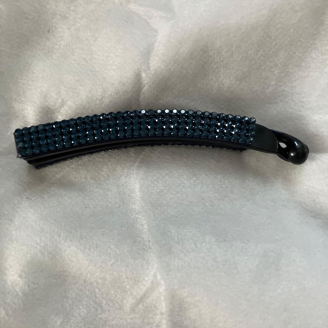 コンプレックスビズ　バナナクリップ　ネイビー　　大サイズ