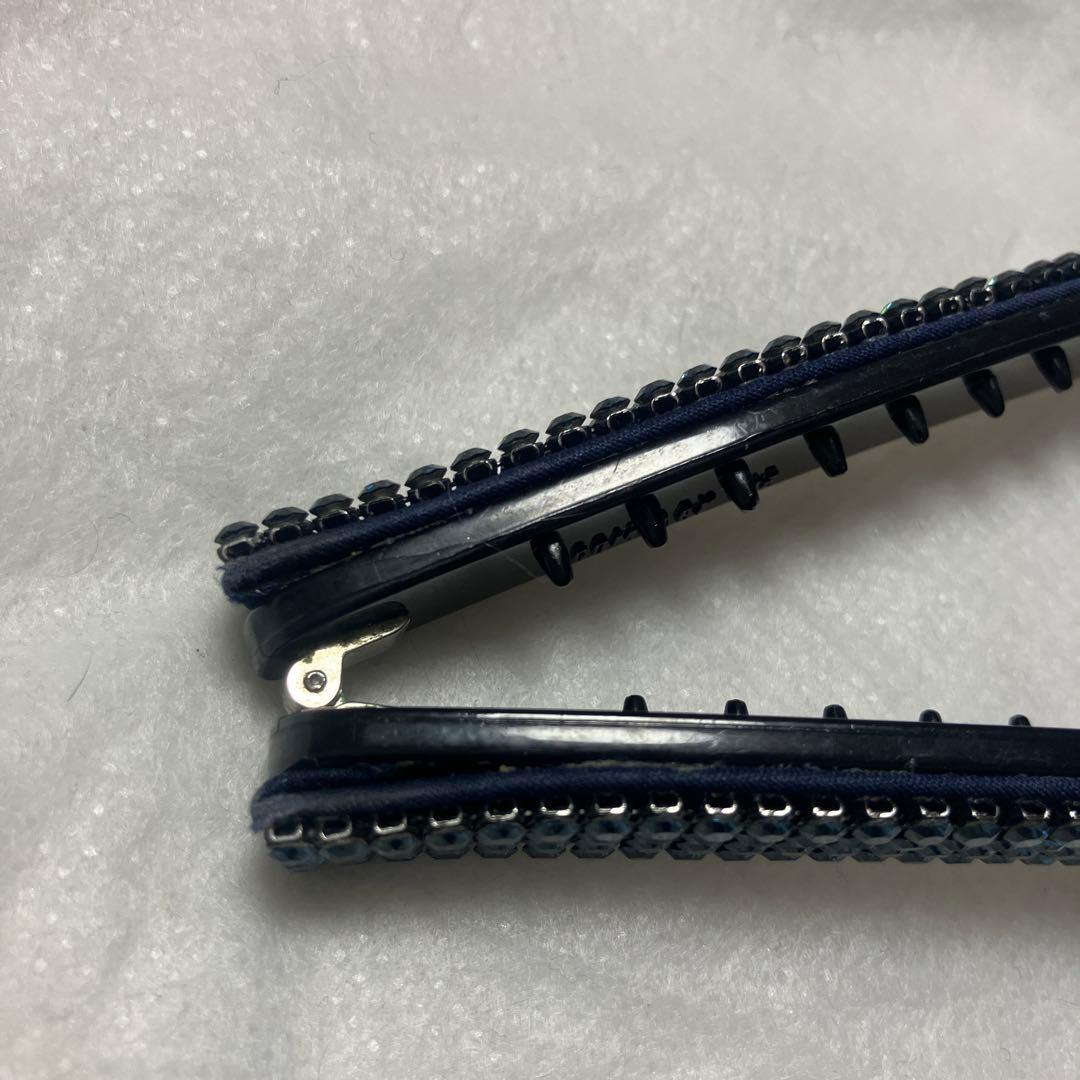 コンプレックスビズ　バナナクリップ　ネイビー　　大サイズ