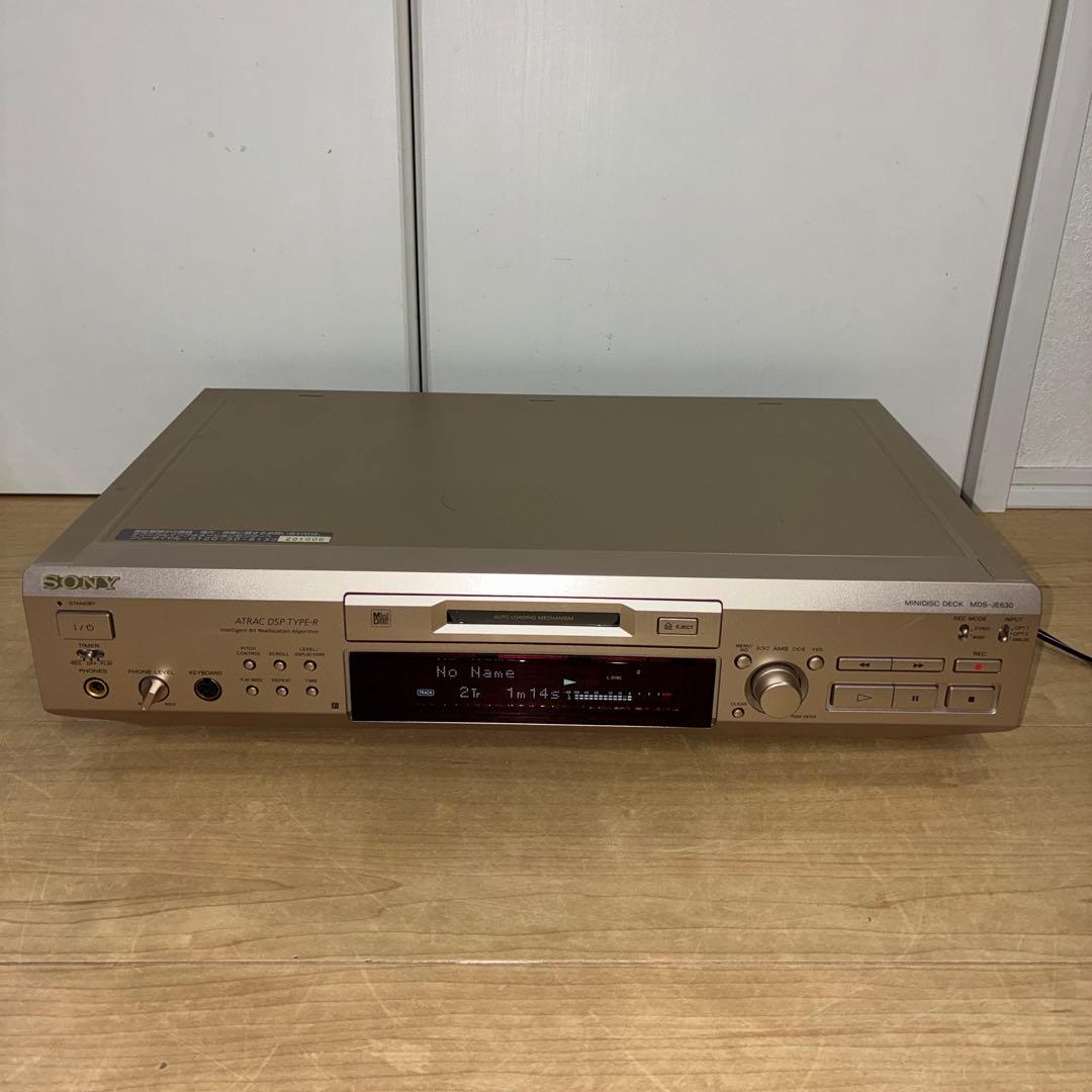 希少！MDレコーダー　Sony MDS-JE630 完動品