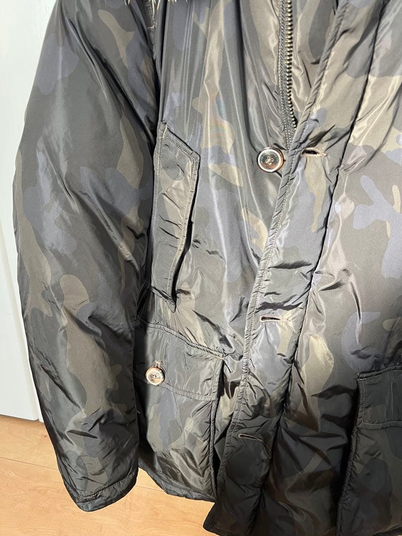 美品 破格 WOOLRICH アークティックパーカー BEAMS カモフラージュ
