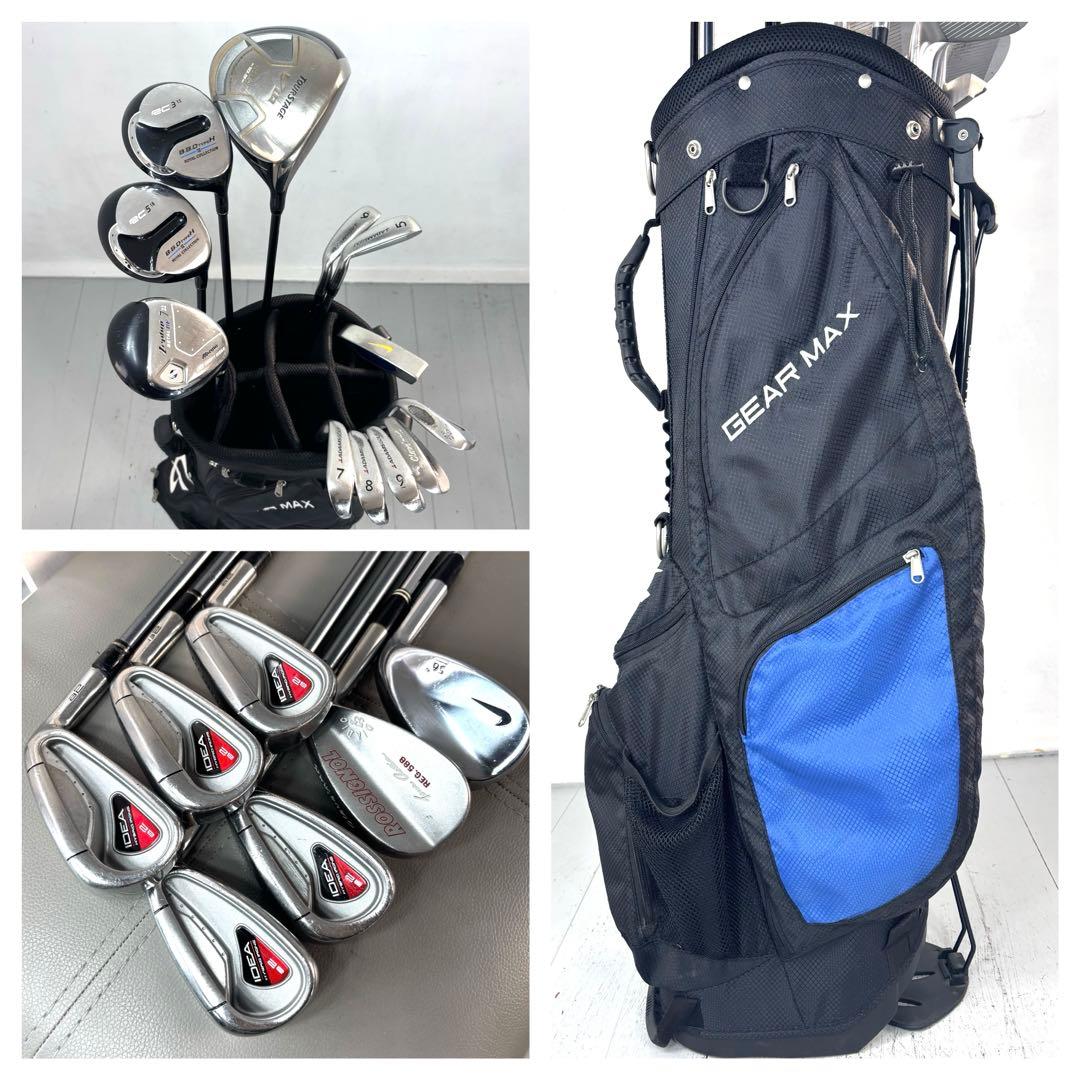 本格派 メンズゴルフクラブ 12本 フルセット ゴルフセット お試しセット