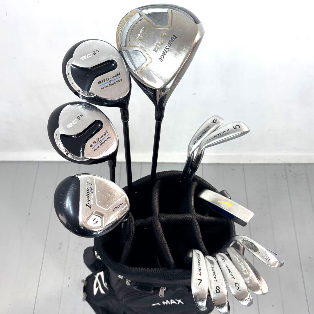 本格派 メンズゴルフクラブ 12本 フルセット ゴルフセット お試しセット
