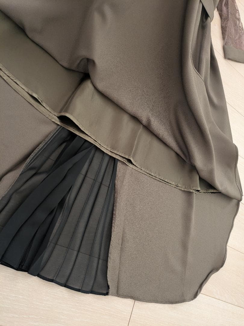 【3日間限定セール！】新品タグ付 Pour Vous レーススリーブドレス 4L