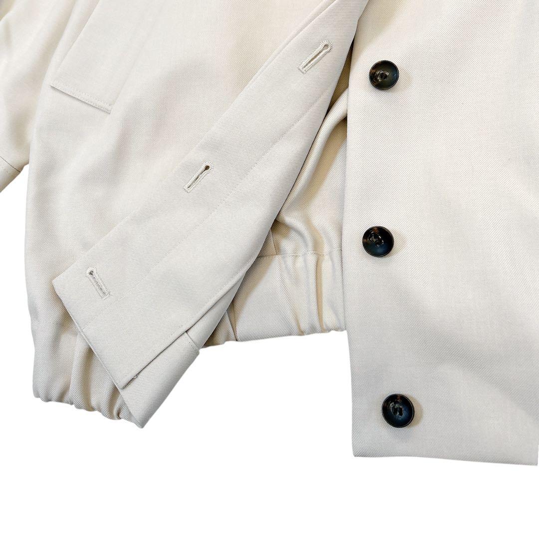 極美品 ミズイロインド ブルゾン ハリントンジャケット オーバーサイズ