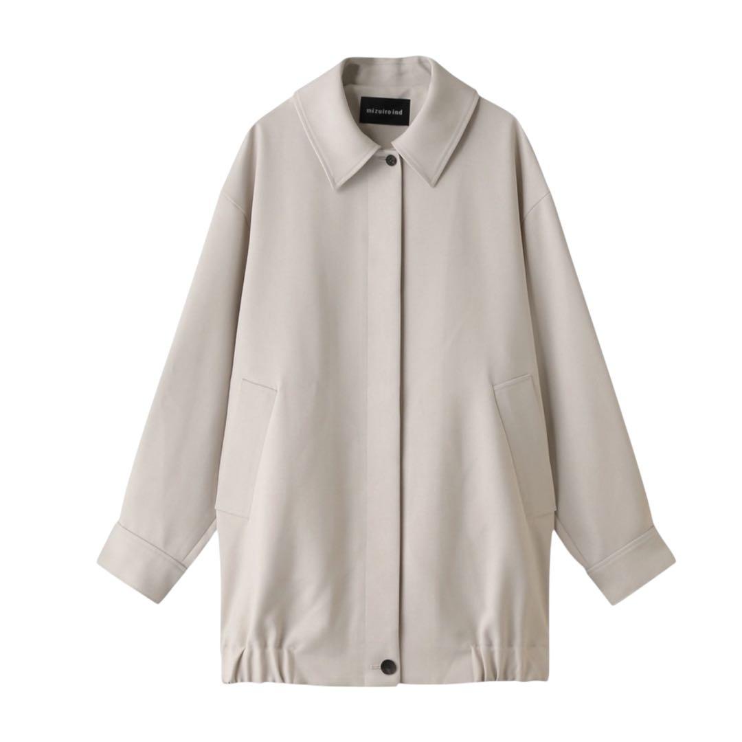 極美品 ミズイロインド ブルゾン ハリントンジャケット オーバーサイズ