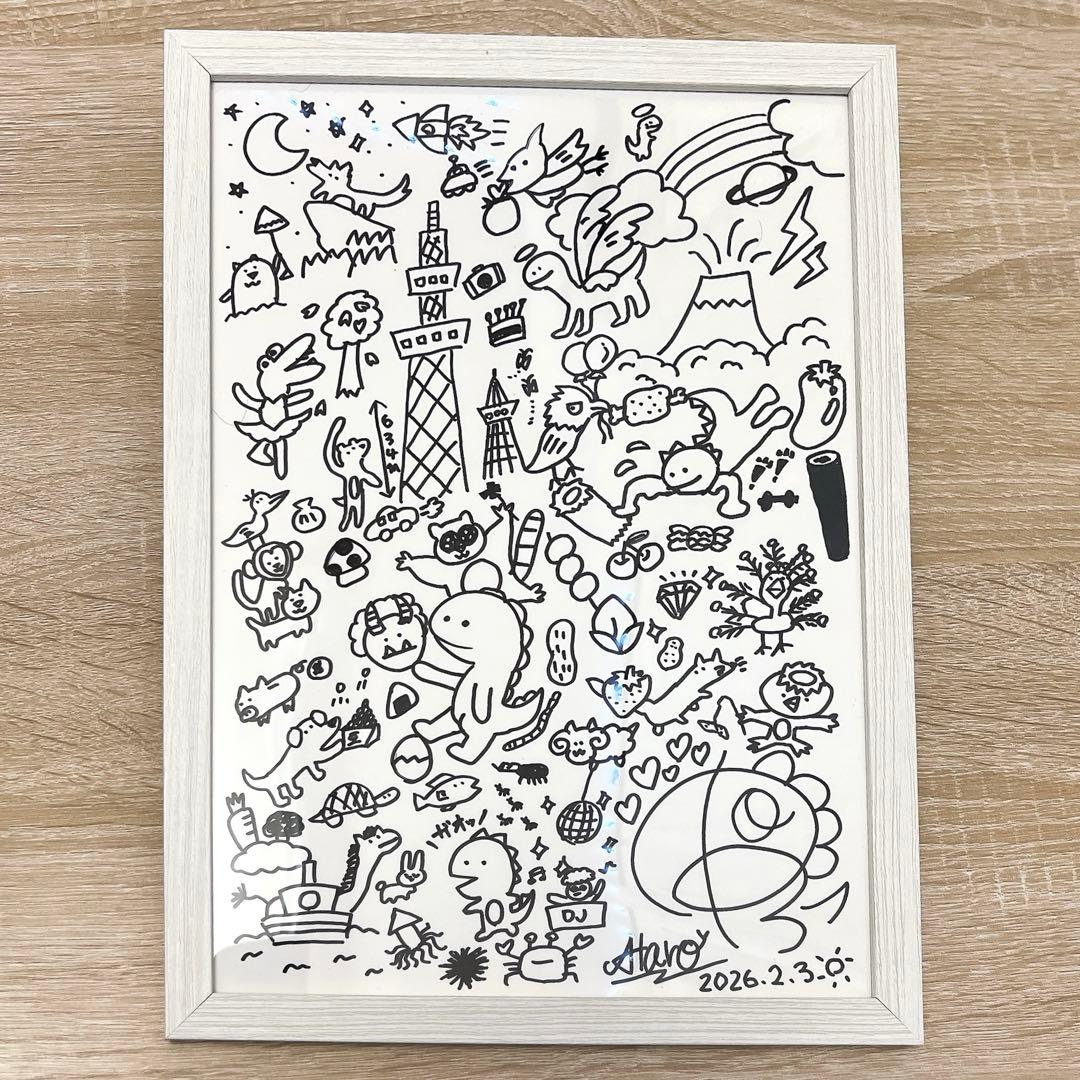 ゼ*ス様 2月3日にライブ配信でみんなで書きあげたイラスト作品