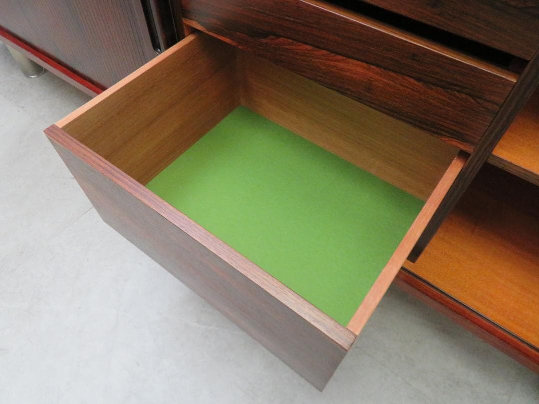 ヴィンテージ■ローズウッド■蛇腹扉■コクヨサイドボード■ミッドセンチュリー■北欧