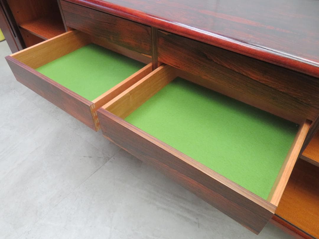 ヴィンテージ■ローズウッド■蛇腹扉■コクヨサイドボード■ミッドセンチュリー■北欧